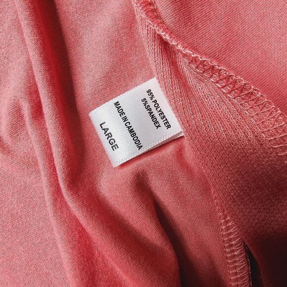 Muk Luks Coral Pink Soft Duster Cardigan Sweater NWT Size L - Picture 11 of 11